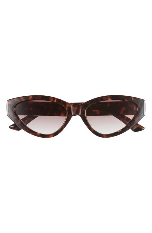 BP. 53mm Gradient Cat Eye Sunglasses in Tortoise at Nordstrom