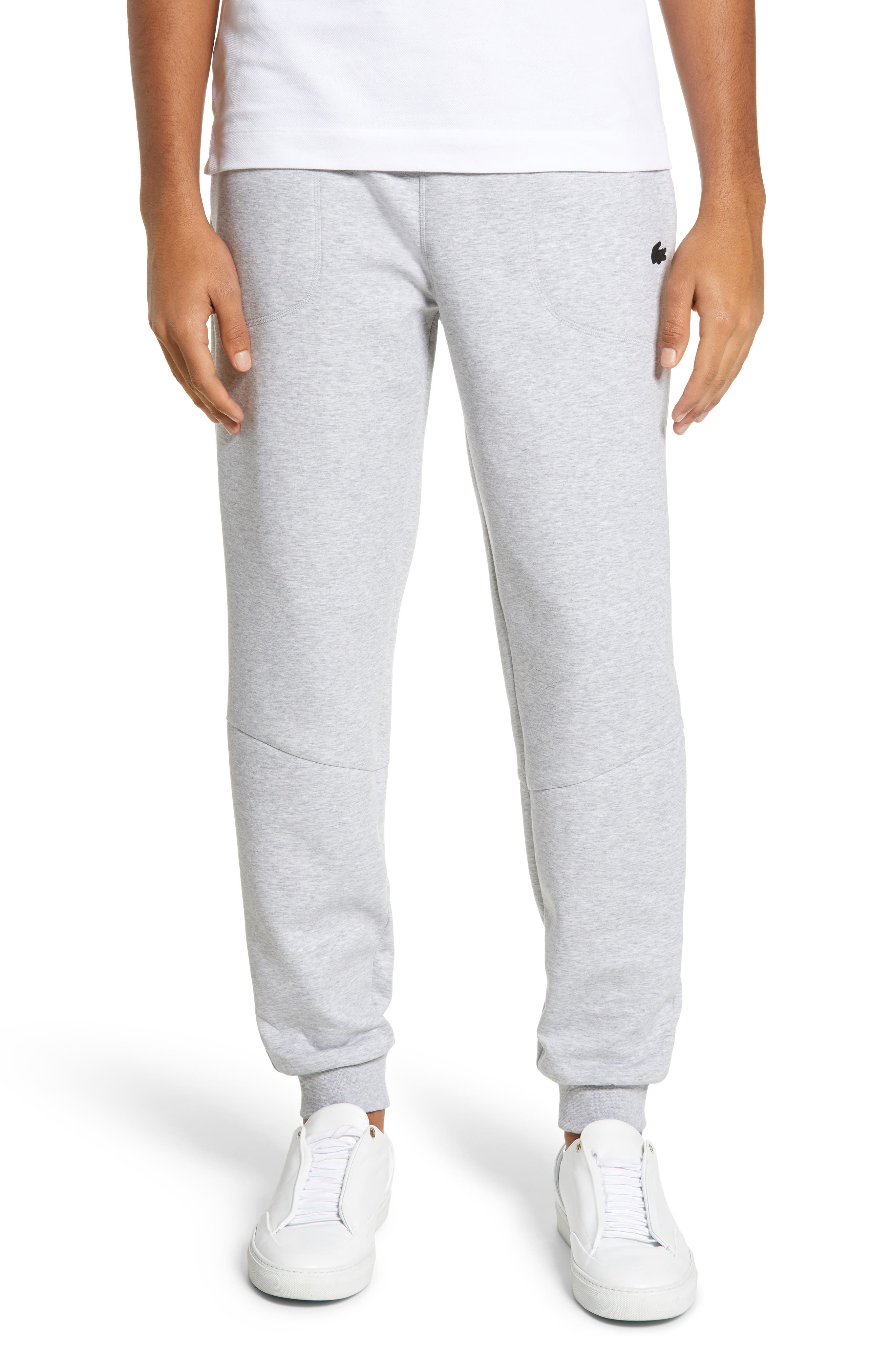Lacoste Motion Relaxed Fit Fleece Sweatpants, Metallic