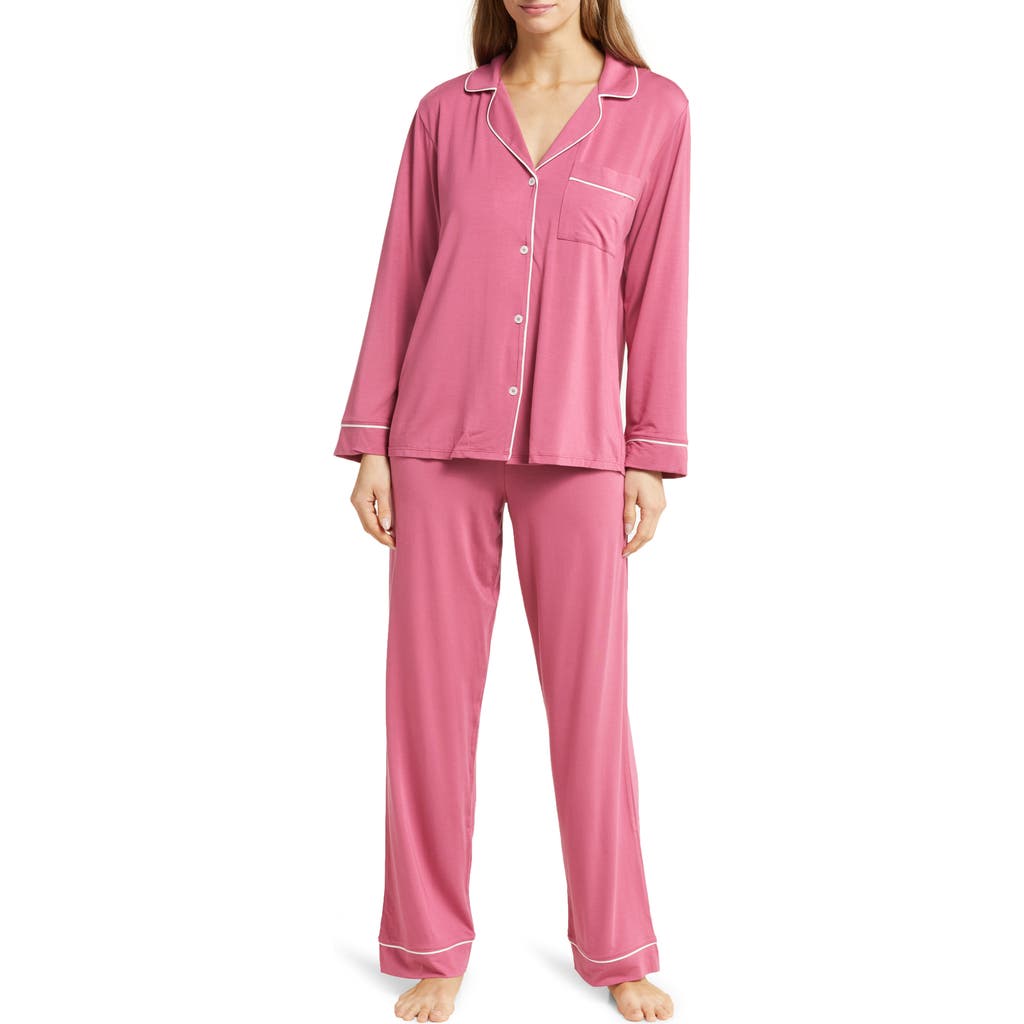 Eberjey Gisele Jersey Knit Pyjamas In Pink