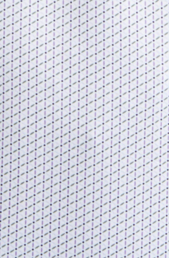 Shop Mizzen + Main Mizzen+main Versa Geo Pattern Performance Golf Polo In White