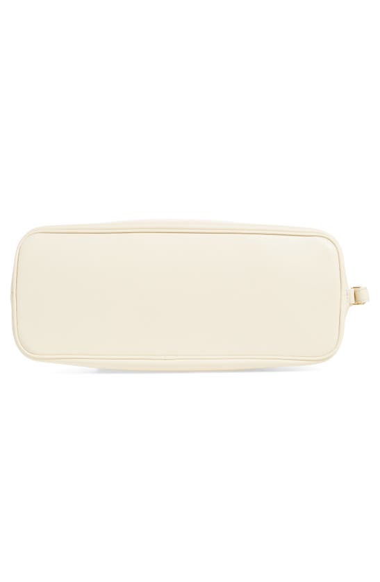 Shop Jacquemus Le Calino Leather Top Handle Bag In Light Ivory