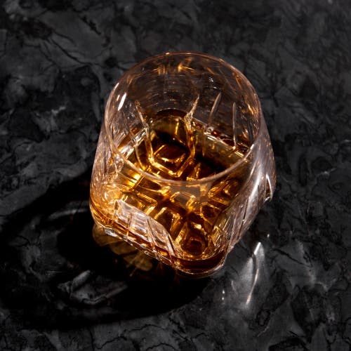 Viski Apollo Crystal Whiskey Tumbler In Clear