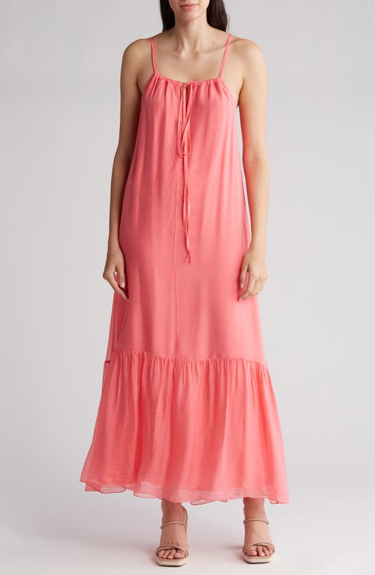 Frnch Wendi Dress In Coral In Coral