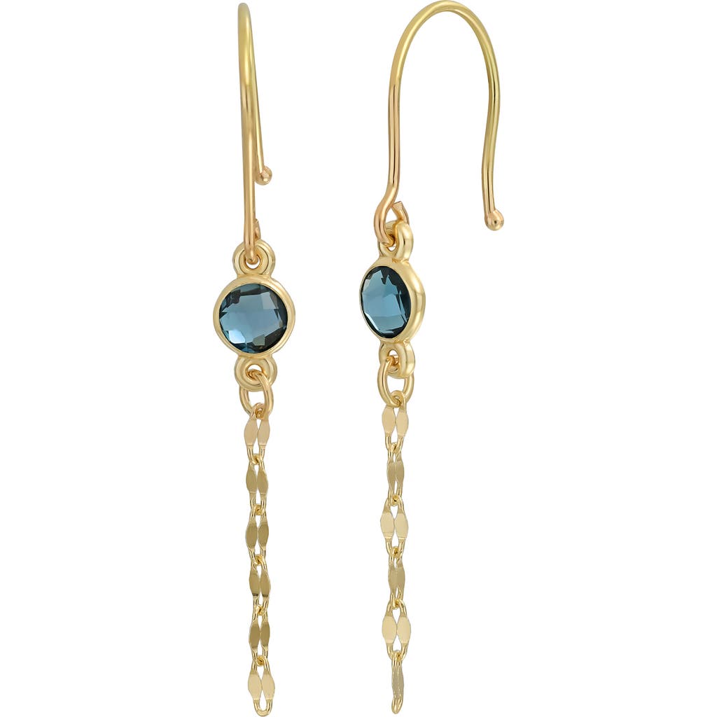 Shop Bony Levy 14k Gold Linear Drop Earrings In 14k Yellow Gold
