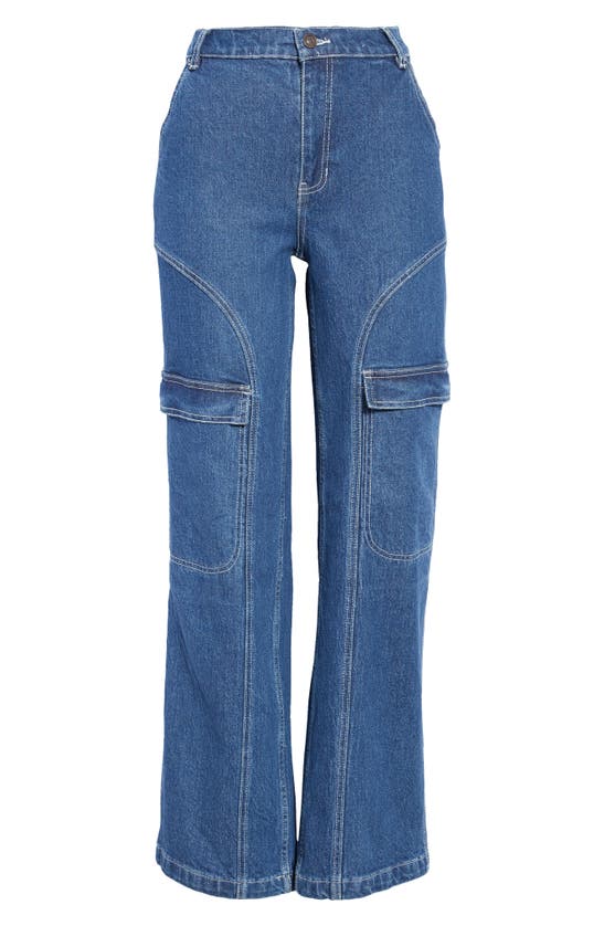 Pacsun Baggy Wide Leg Skate Jeans In Jamie Blue 2 ModeSens