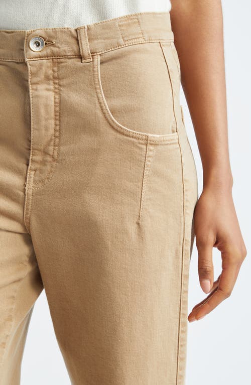 Shop Eleventy Ankle Jeans In 04 Camel