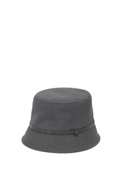 Shop Brunello Cucinelli Bucket Hat In Grey