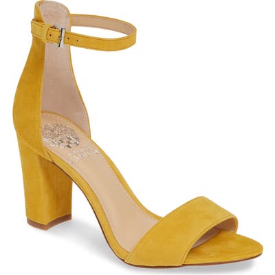 Vince Camuto Corlina Ankle Strap Sandal, Yellow (Nordstrom Exclusive)