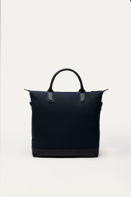 Want Les Essentiels De La Vie Want Les Essentiels O'hare Organic Cotton Canvas Tote In Navy