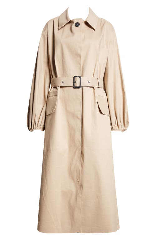 Shop Cecilie Bahnsen X Mackintosh Oliver Waterproof Bonded Cotton Trench Coat In Sand