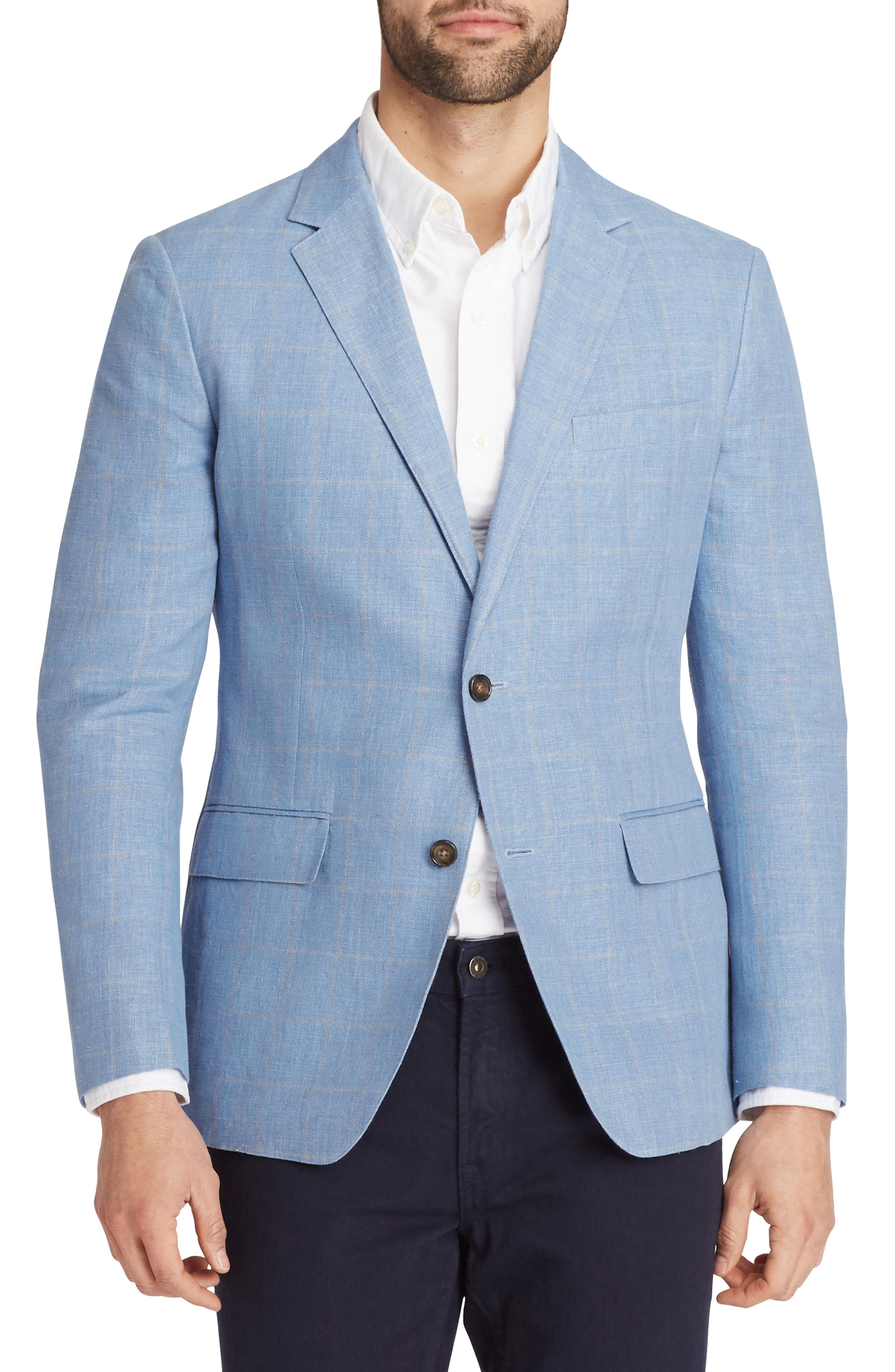 Bonobos Slim Fit Cotton & Linen Unconstructed Blazer Nordstrom