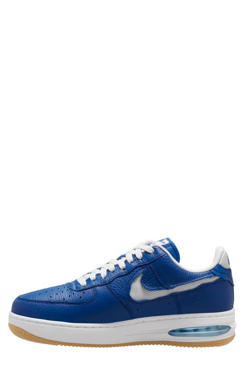 Shop Nike Air Force 1 Low Evo Basketball Sneaker In Team Royal/white/blue