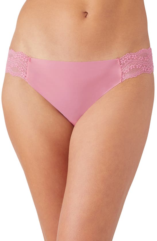 B.tempt'd By Wacoal B.bare Thong In Sea Pink