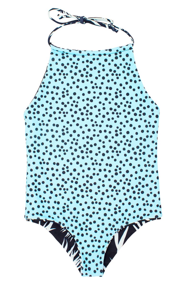 Feather 4 Arrow Kids Riviera Reversible Halter Neck One Piece Swimsuit Nordstrom Feather 4 Arrow Kids Riviera Reversible Halter Neck One Piece Swimsuit Nordstrom
