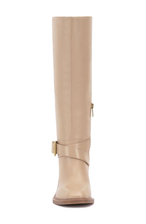Shop Vince Camuto Gini Knee High Boot In Soft Buff