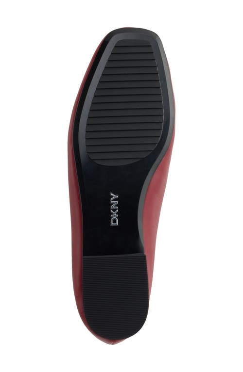 Dkny Daine Ballet Flat In Ruby Red