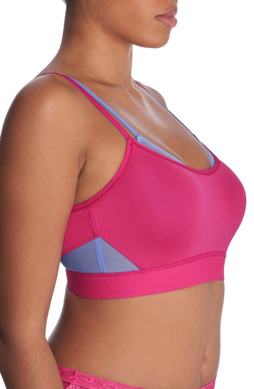 Shop Natori Gravity Contour Underwire Sports Bra In Raspbry/bl