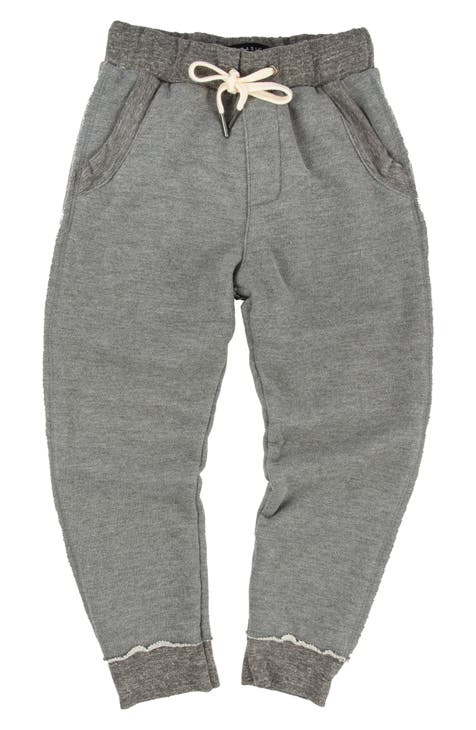 Nordstrom Rack Little Boys Kids Grey Sweatpants Joggers w/Pockets Sizes 2-7