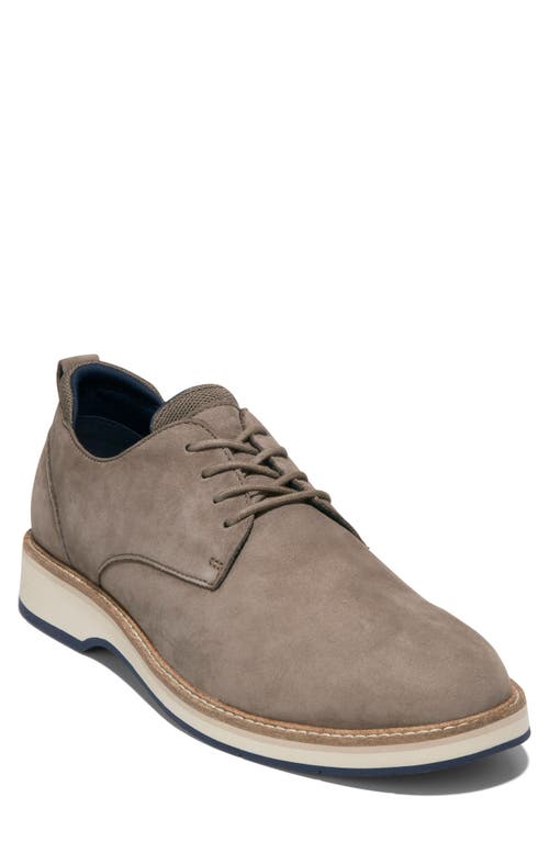 Shop Cole Haan Osborn Plain Toe Derby In Morel Nubuck/ch Oat