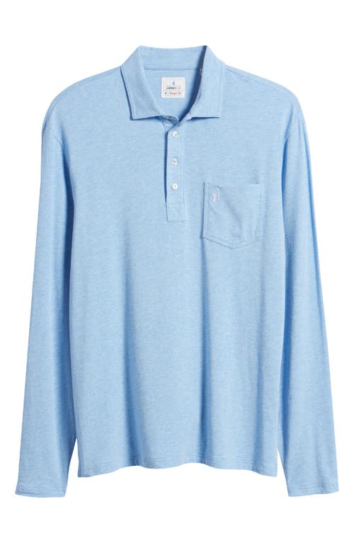 JOHNNIE-O JOHNNIE-O CUTLER COTTON BLEND LONG SLEEVE POLO 