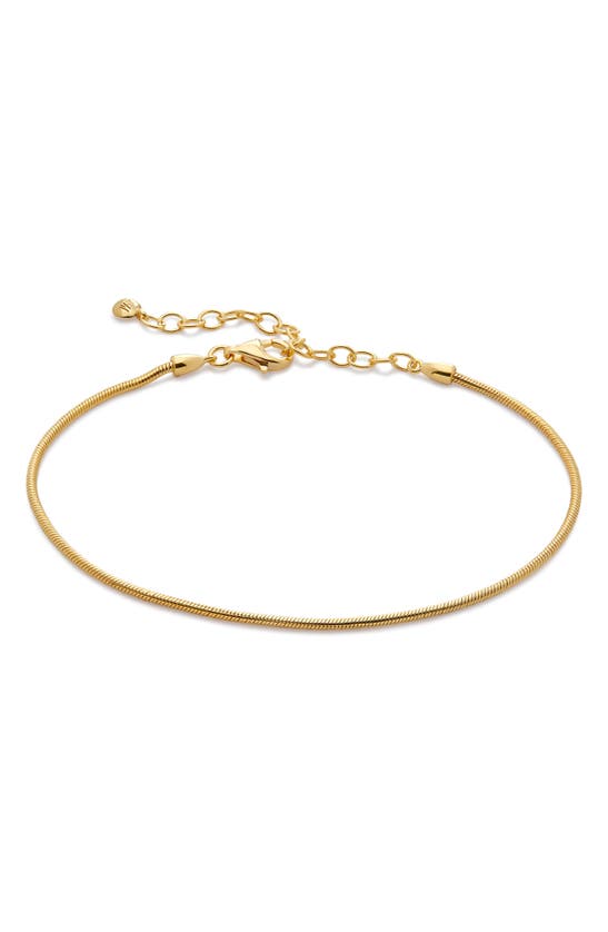 MONICA VINADER MONICA VINADER THIN SNAKE CHAIN BRACELET 