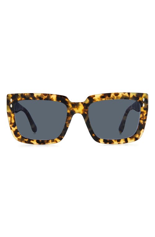 ISABEL MARANT ISABEL MARANT 55MM RECTANGULAR SUNGLASSES 
