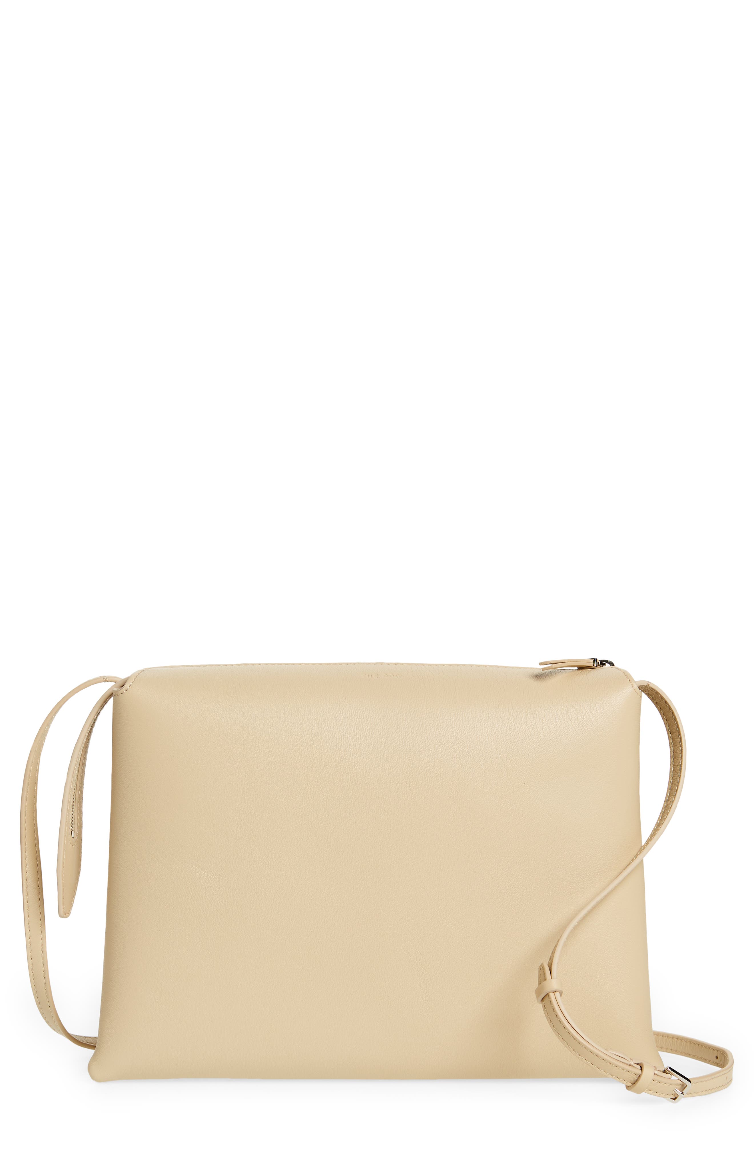 The Row Nu Twin Leather Bag in Oyster | Smart Closet