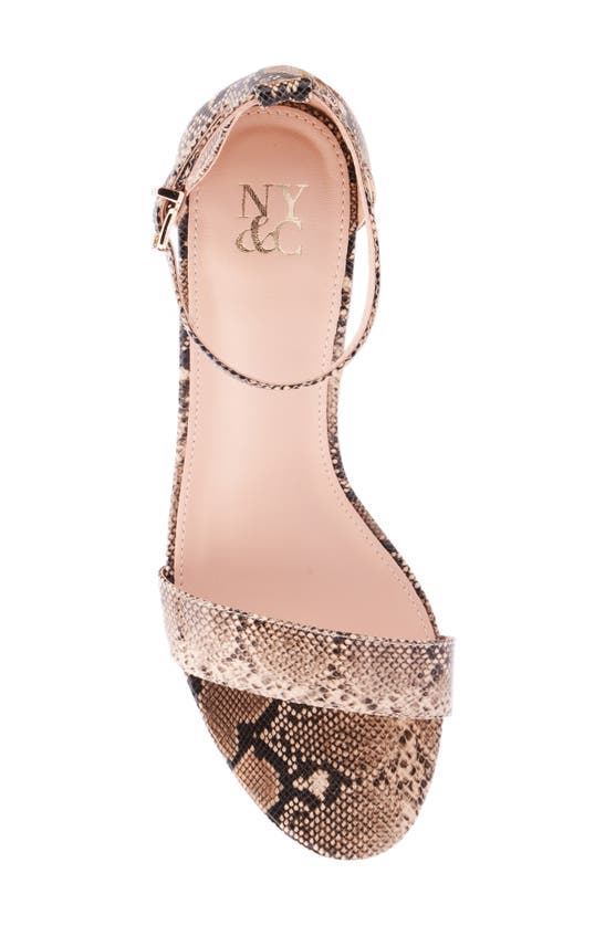 Shop New York And Company Sharona Wedge Sandal In Cognac