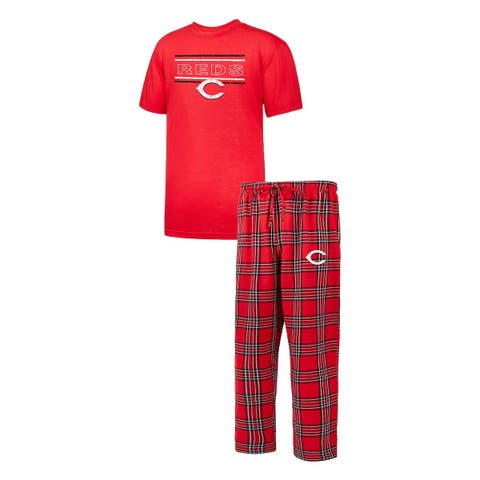 Men's Concepts Sport Red/Black Cincinnati Reds Badge T-Shirt & Pants ...