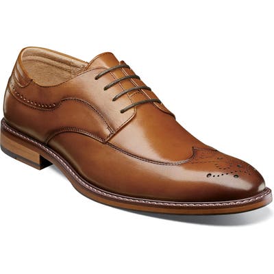 Stacy Adams Fletcher Wingtip, Brown
