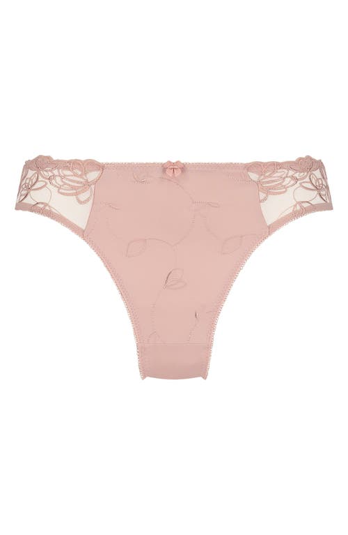 Shop Hunkemoller Hunkemöller Diva Rio Panties In Pale Mauve