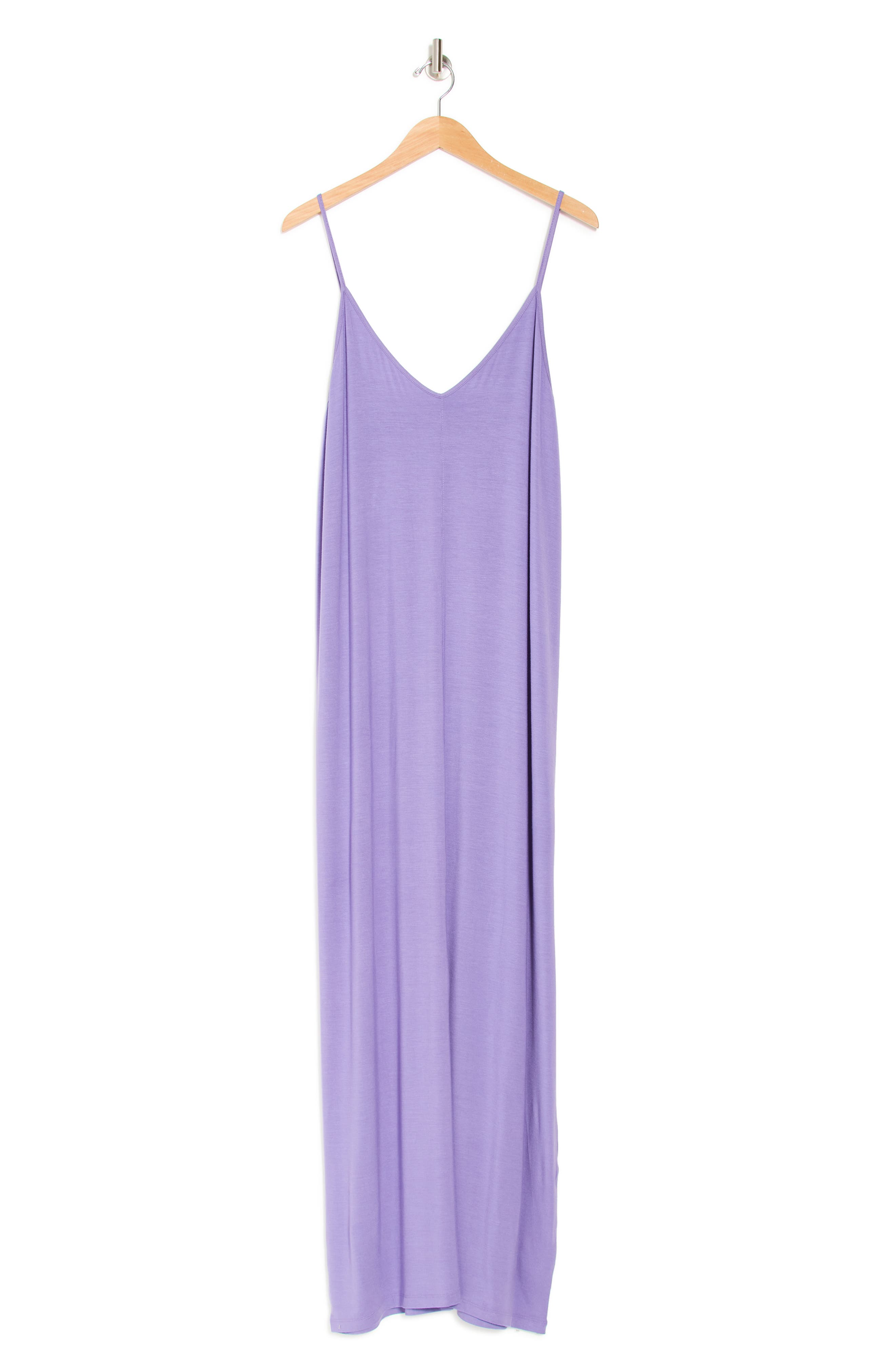 Abound V-neck Sleeveless Maxi Dress In Purple Paisley