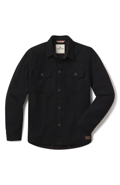 Shop The Normal Brand Brightside Flannel Lined Workwear Jacket In Black