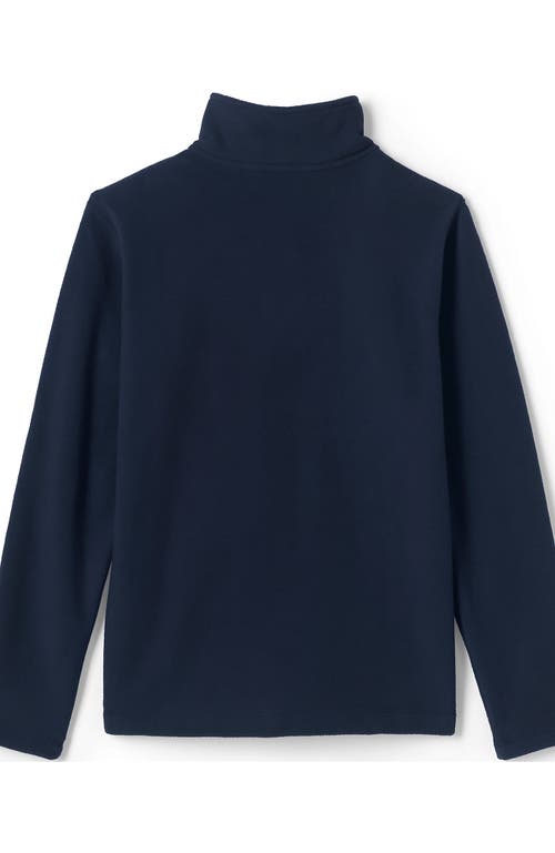 LANDS' END LANDS' END SCHOOL UNIFORM KIDS LIGHTWEIGHT FLEECE QUARTER ZIP PULLOVER