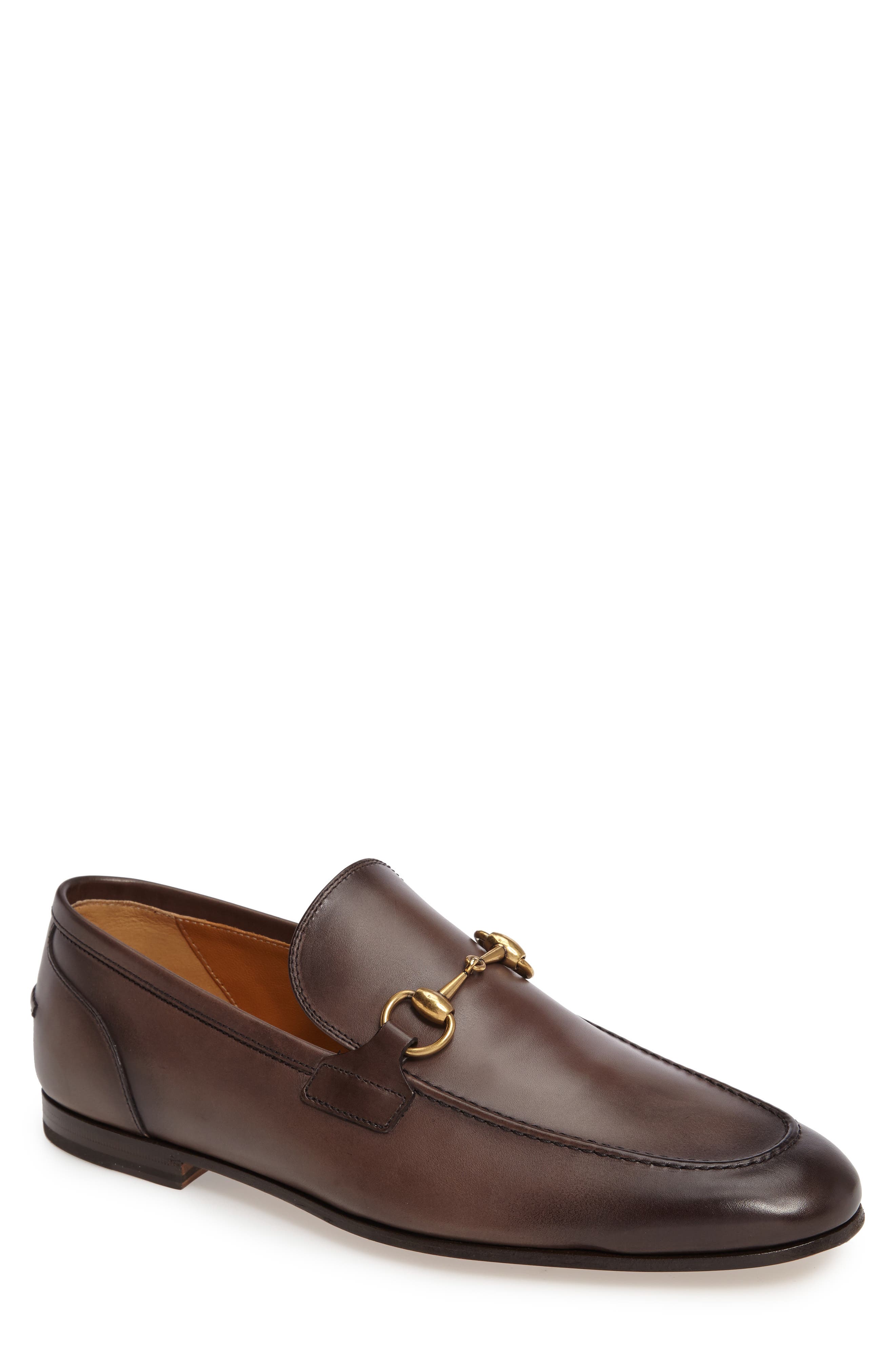 brown mens gucci loafers