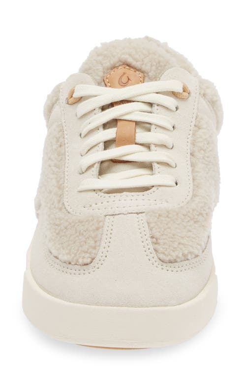 Shop Olukai Kilea Heu Genuine Shearling Sneaker In Tapa/tapa