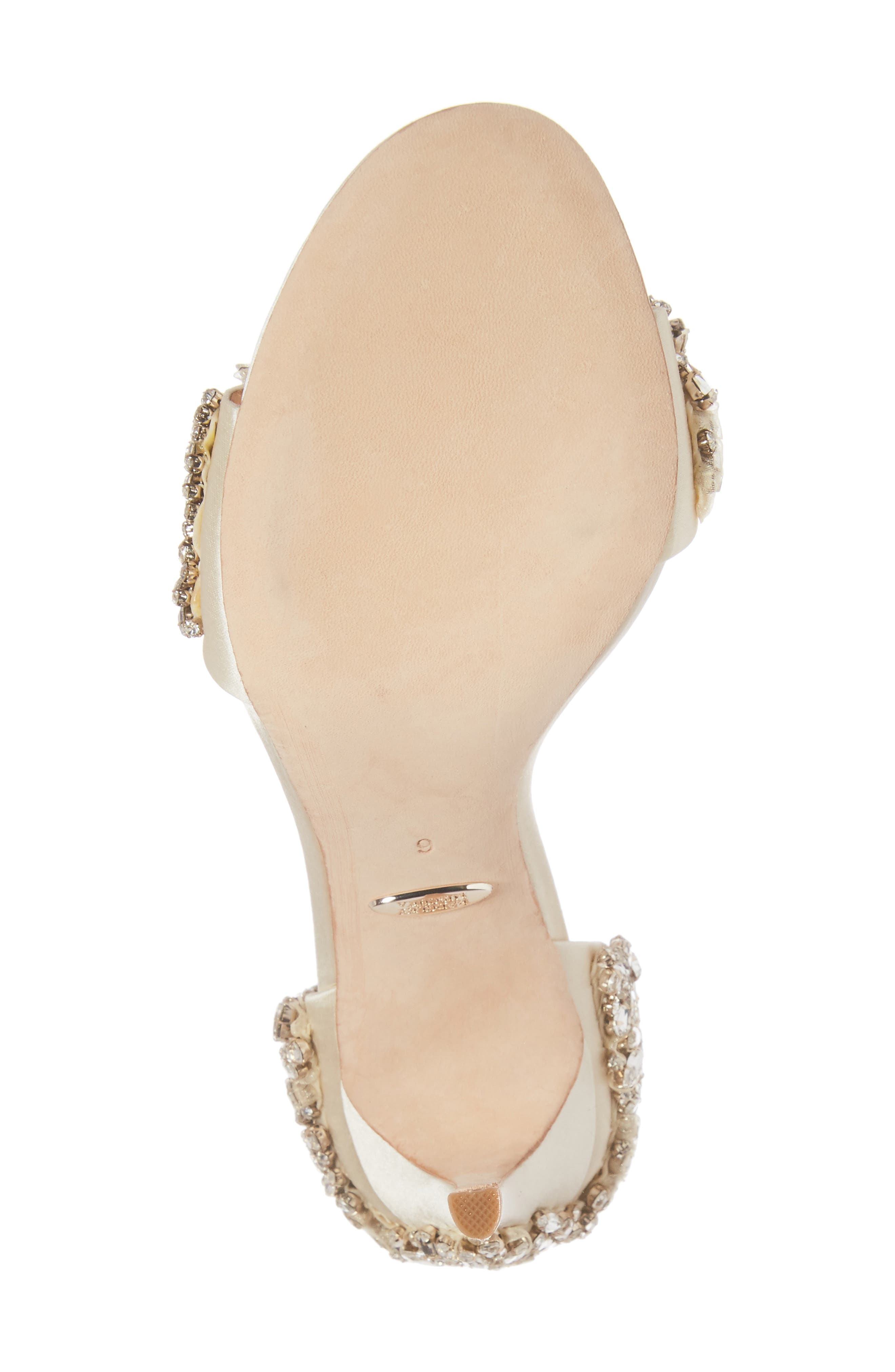 badgley mischka abby ankle strap flat