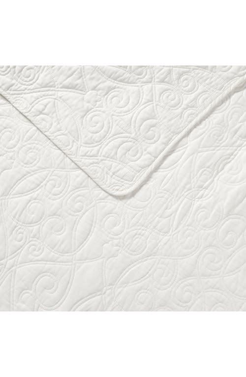 Laura Ashley Felicity Twin Quilt & Sham Set In White