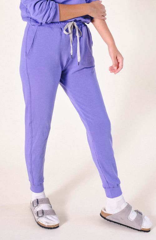 Poplinen Agnes Raglan Organic Cotton + Tencel Sweatshirt In Veri Peri