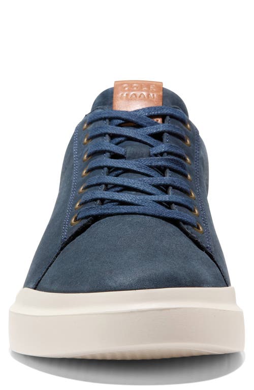 Shop Cole Haan Grandprø Rally Ltt Low Top Sneaker In Navy Blazer Nubuck