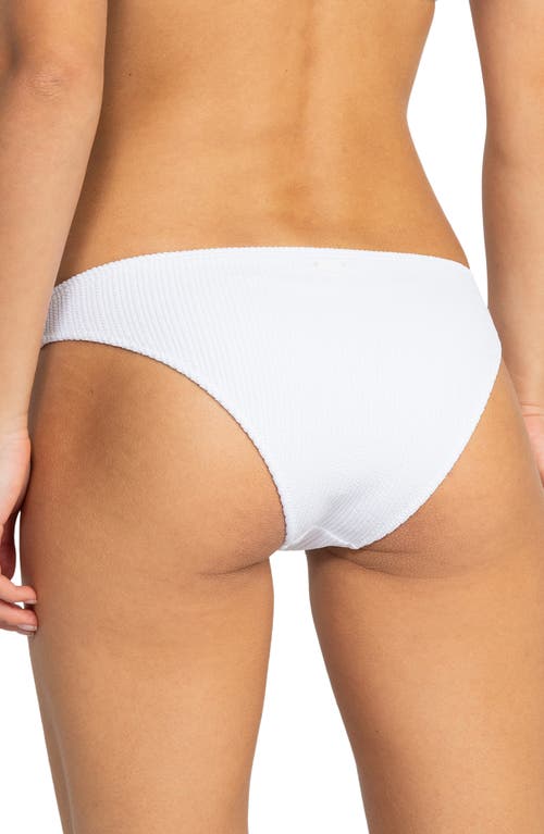 Shop Roxy Aruba Bikini Bottoms In Bright White