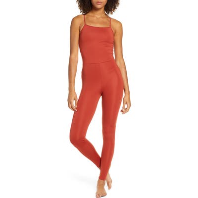 Girlfriend Collective Unitard, Red