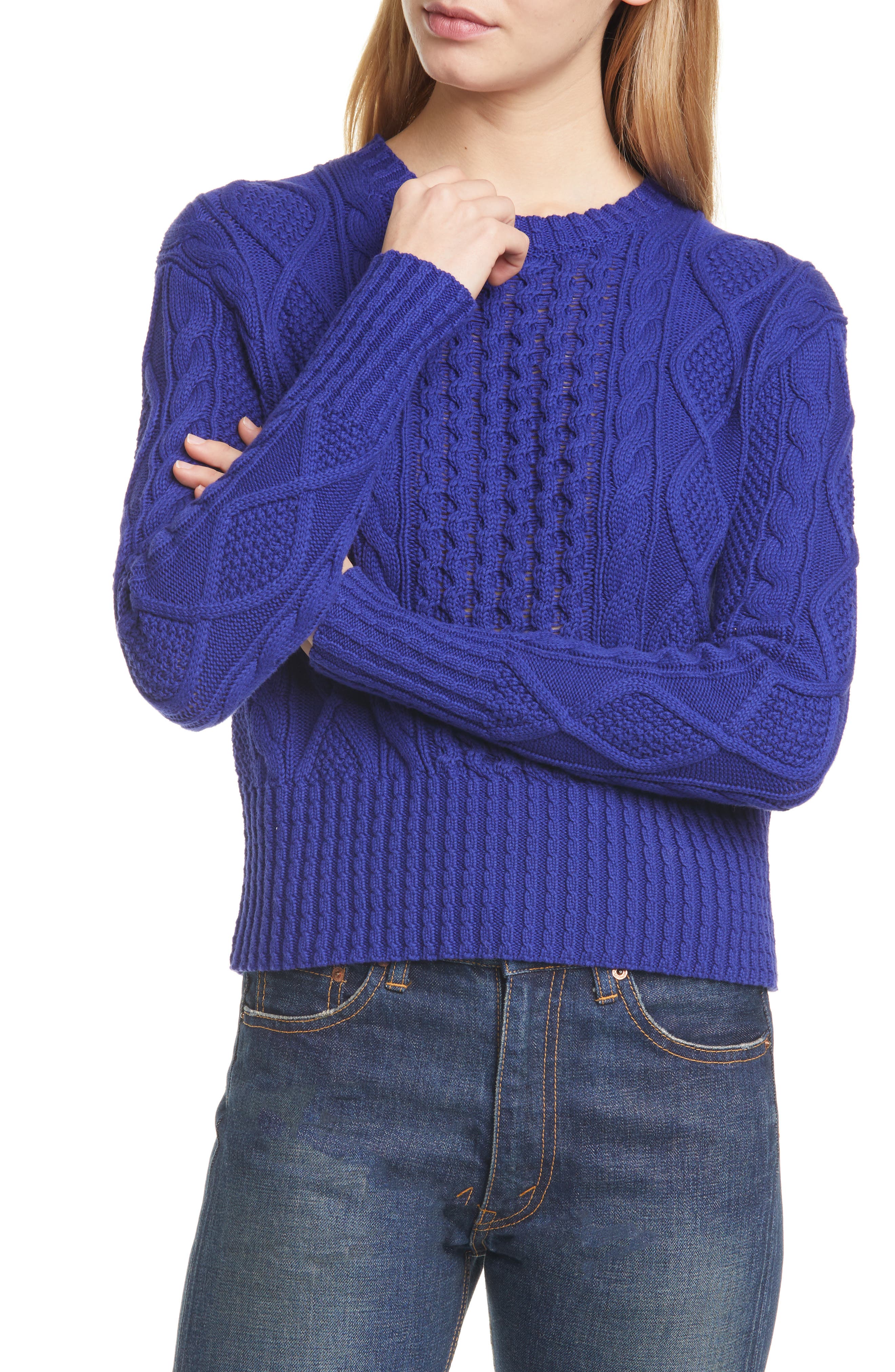 polo cable sweater