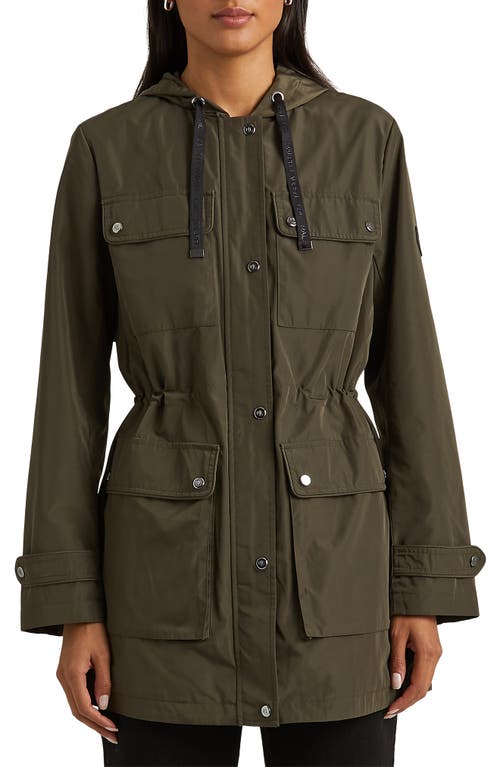 Lauren Ralph Lauren Hooded Utility Jacket in Litchfield Loden at Nordstrom, Size 2 X