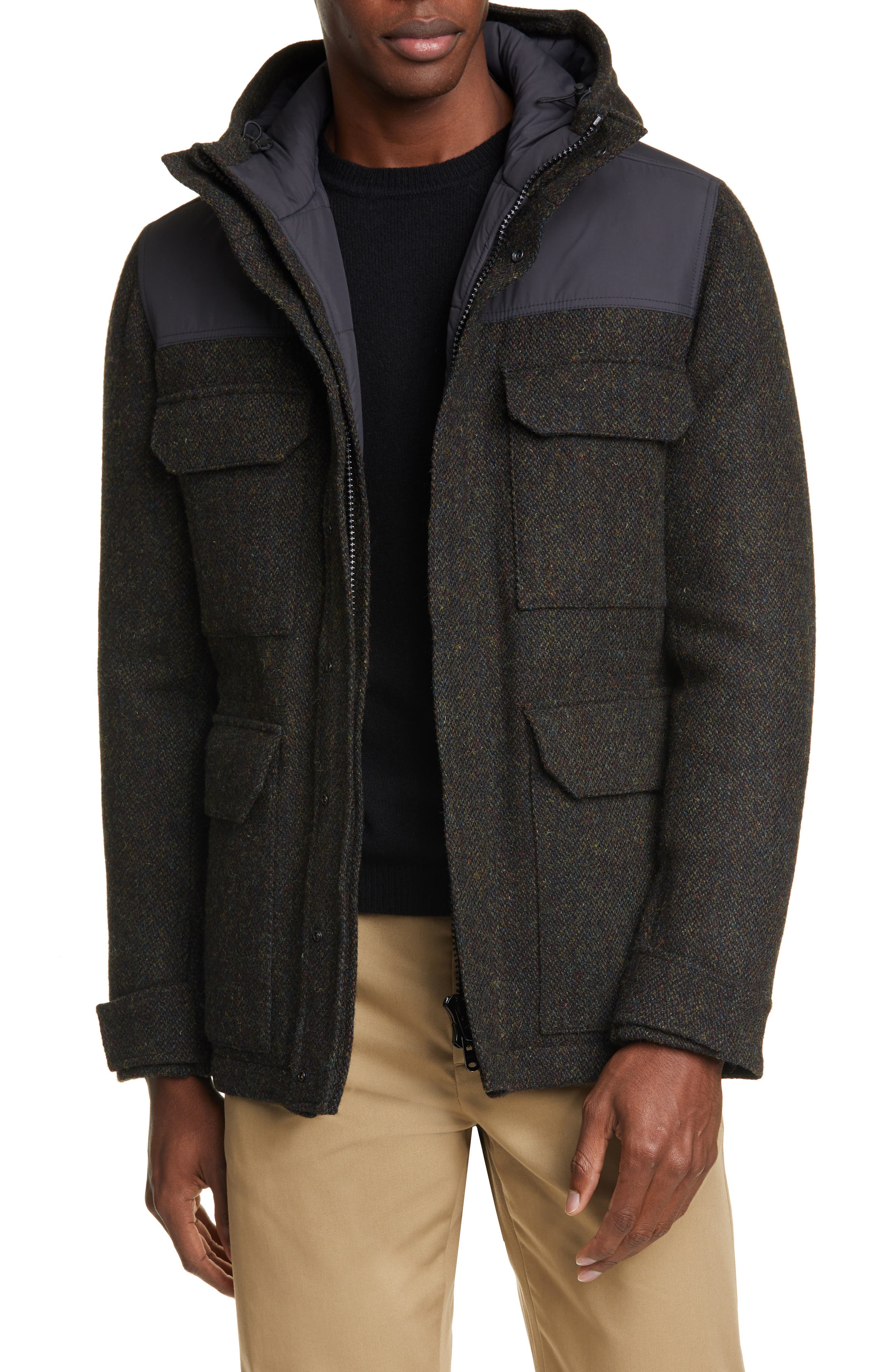 harris tweed hoodie