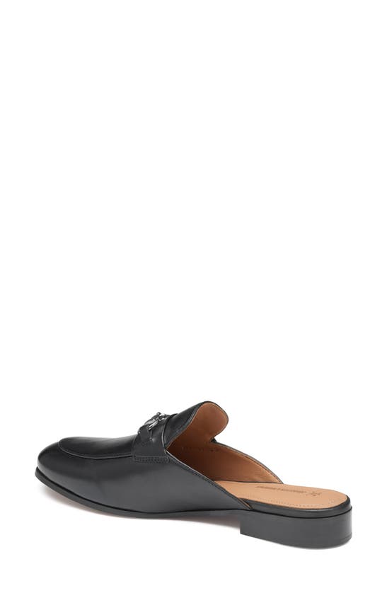 Shop Johnston & Murphy Ali Bit Mule In Black Glove