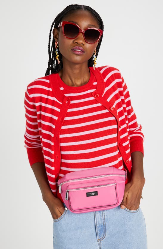 Kate Spade New York Sam Icon New Nylon Medium Belt Bag In Pink Cloud |  ModeSens