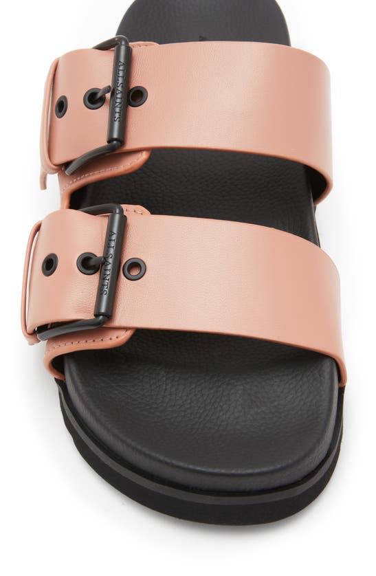 Shop Allsaints Sian Slide Sandal In Pink