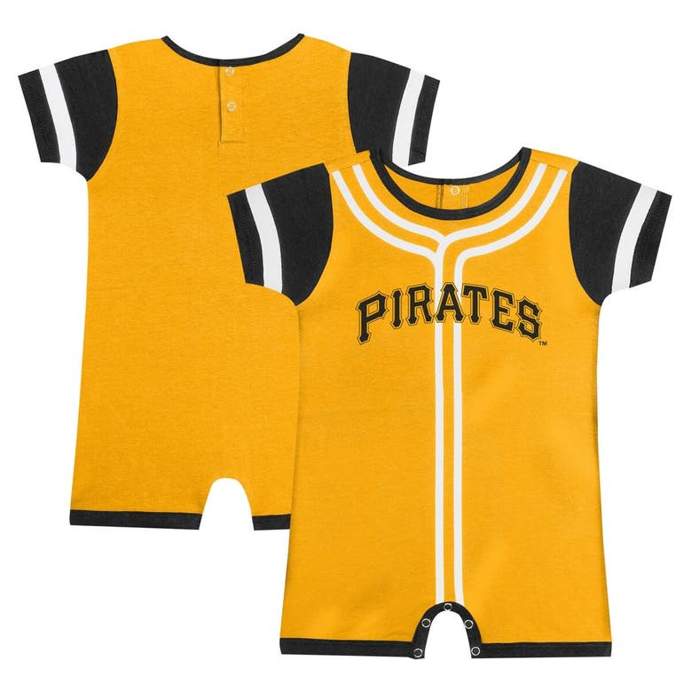 Shop Outerstuff Infant Gold Pittsburgh Pirates Fast Pitch Romper
