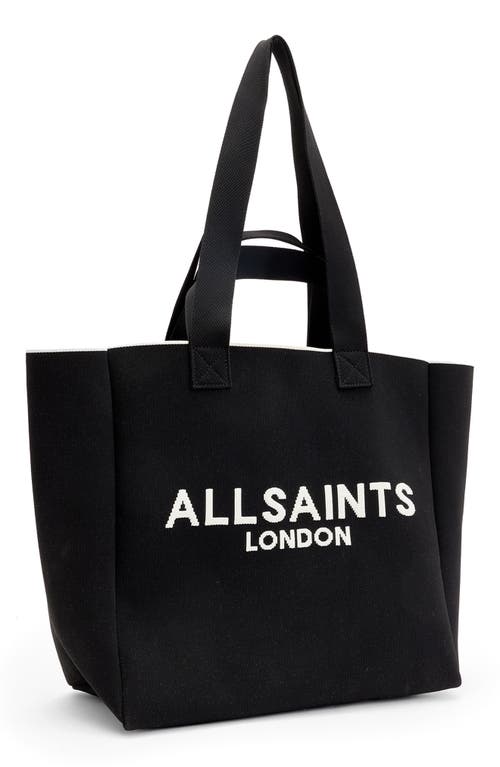 Allsaints Izzy Recycled Polyester Tote In Olive Green